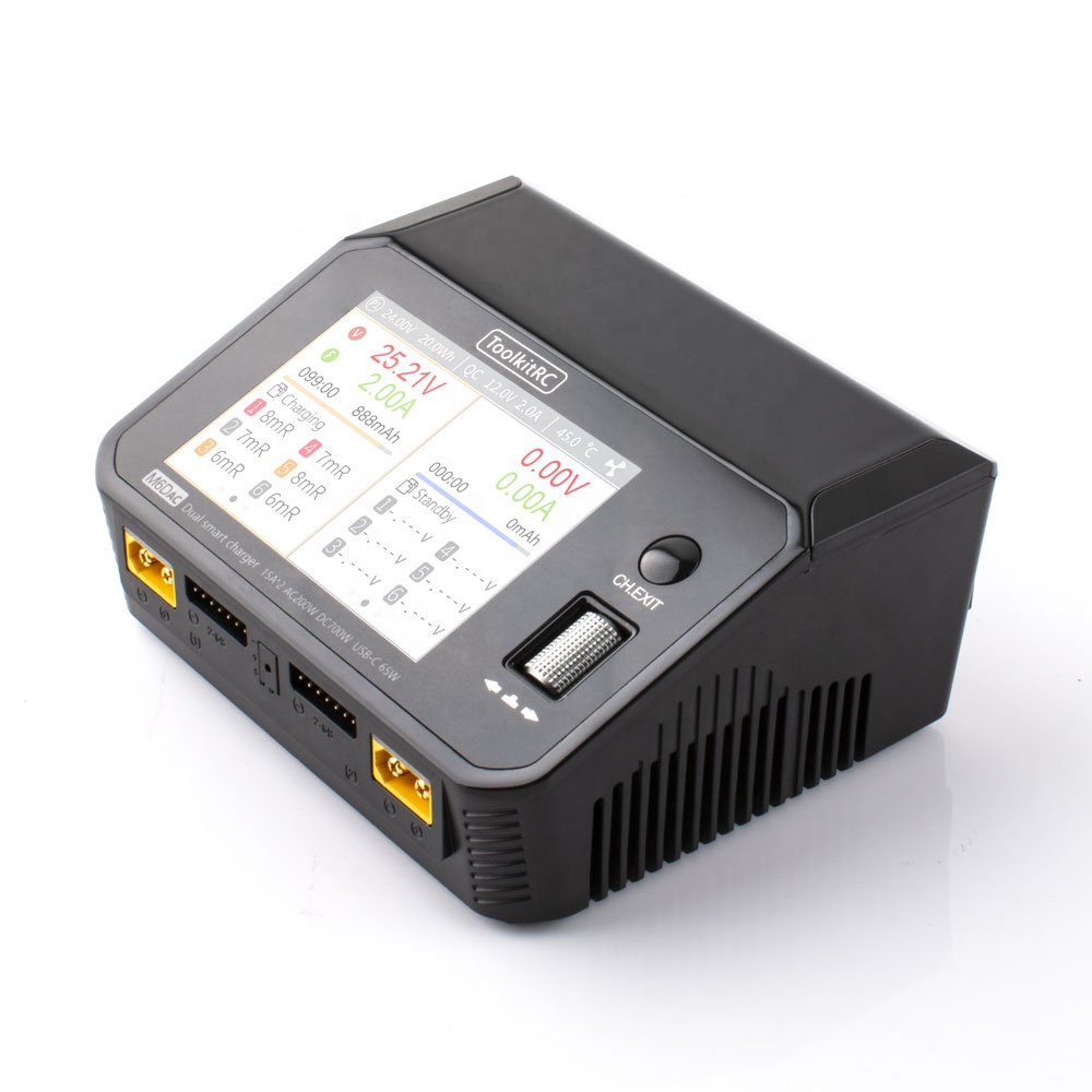 Lipo Battery 6S - Cargador/Descargador Inteligente Dual ToolkitRC M6DAC 350W