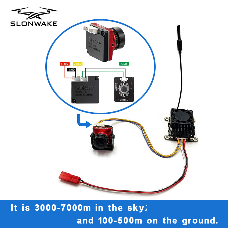 Fpv Camera - Transmisor Inalámbrico FPV de Largo Alcance