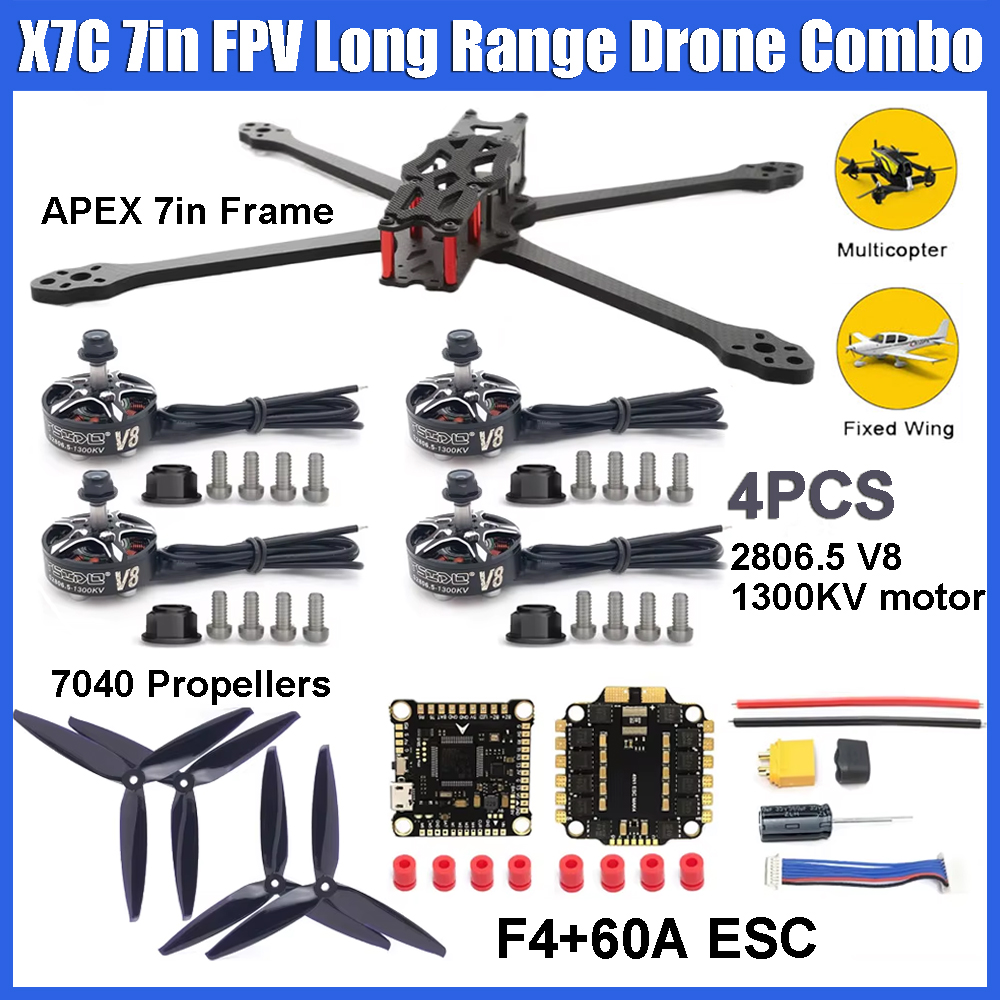 Drone Frame - X7C 7 pulgadas 315mm distancia entre