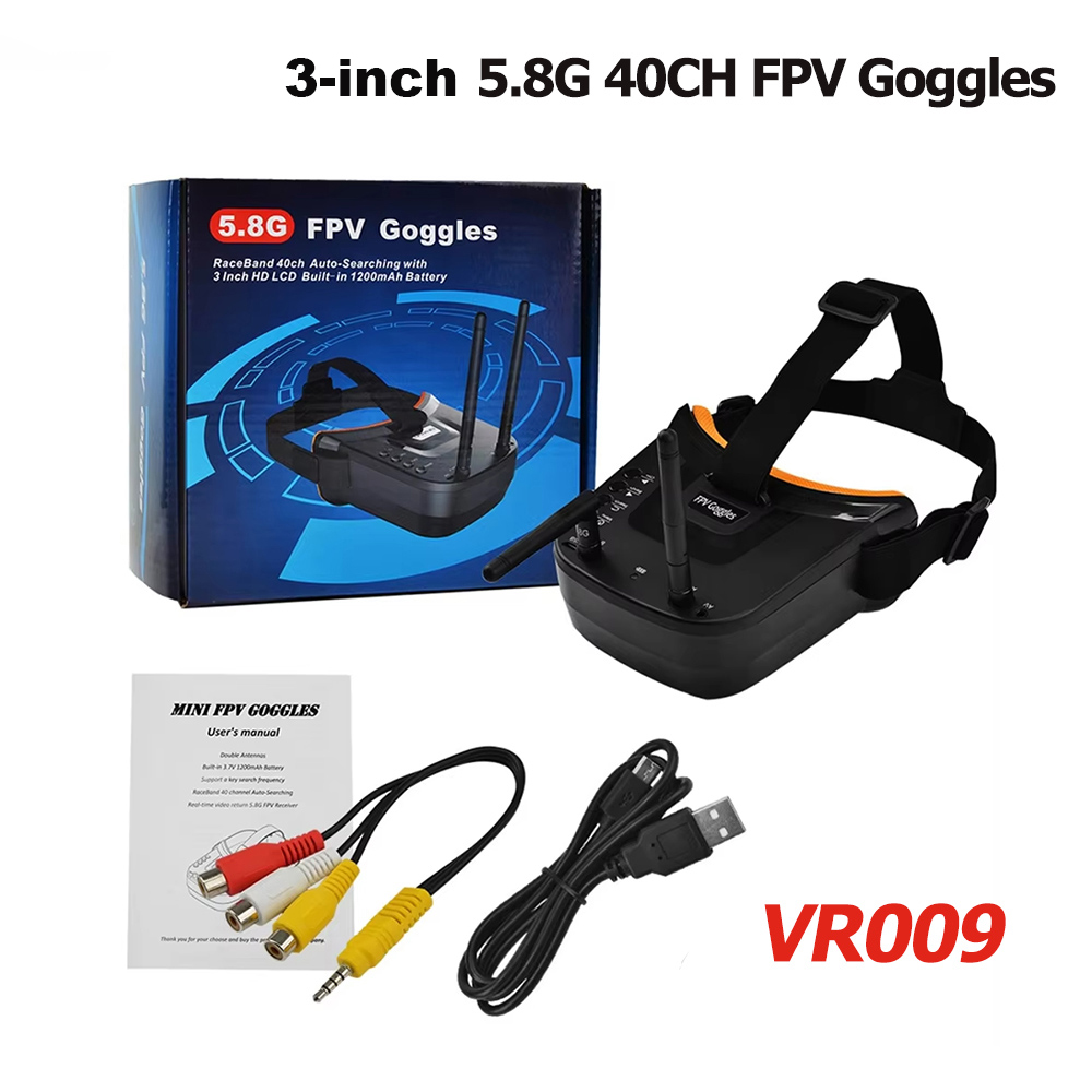 Fpv Goggles - Gafas de vídeo VR009 FPV, pantalla