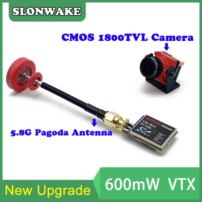5,8G 48CH 600mW VTX-CAM ajusta - Mini Drone reseña y precio