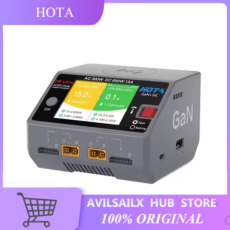 Cargador de Doble Canal HOTA D - Lipo Battery 6S reseña y precio