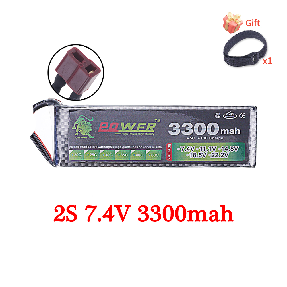 Batería Lipo 60C 3300mAh 7,4 V - Lipo Battery 6S reseña y precio