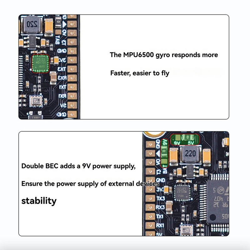 80A + F405/F722 STACK para Dro - F405 Flight Controller reseña y precio