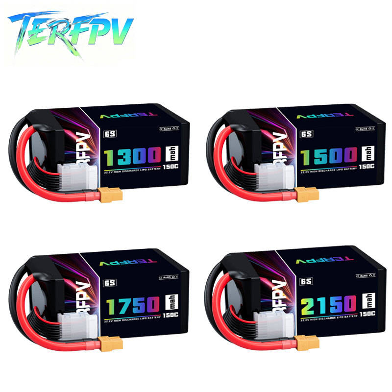 Batería Lipo TERFPV 6S 22.2V 1 - Lipo Battery 6S reseña y precio
