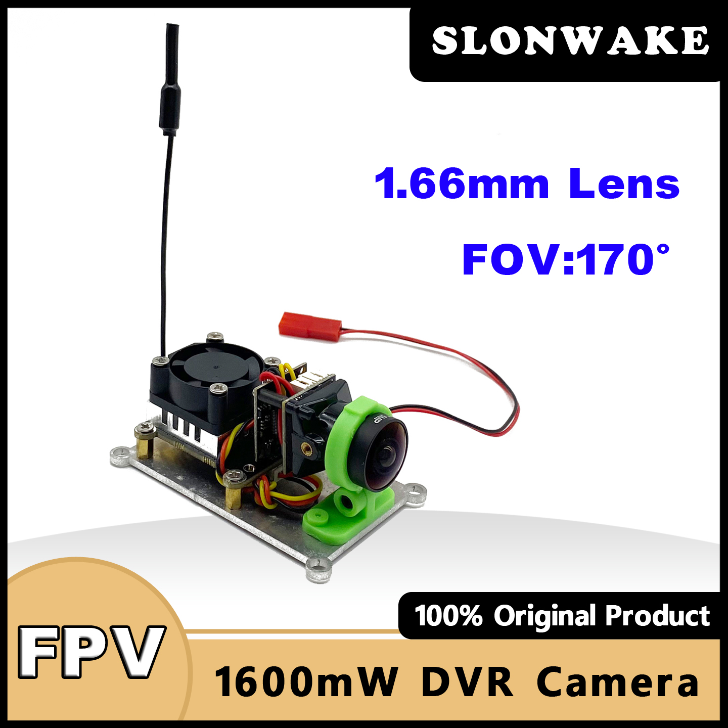 SLONWAKE 5,8G 48CH 200/500/100 - Fpv Camera reseña y precio