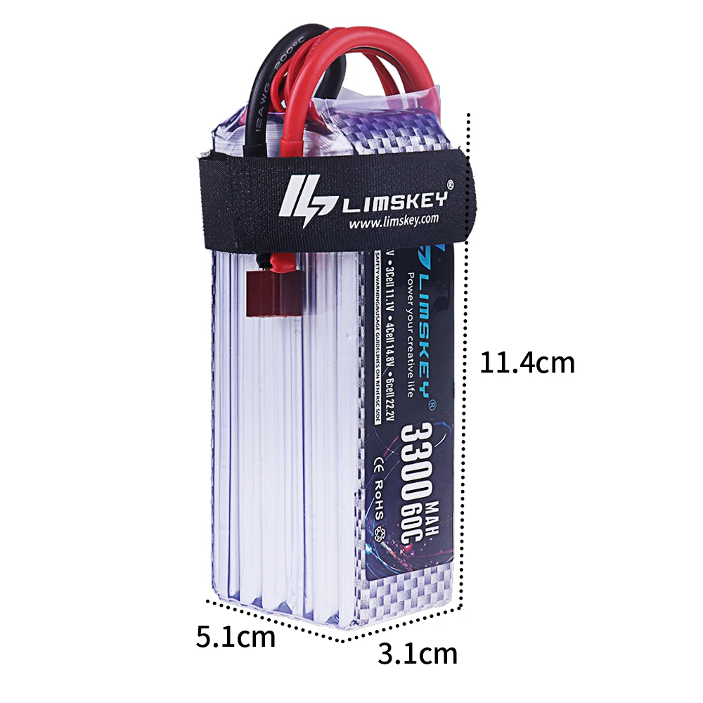 Batería Lipo NUEVA de 3300 mAh - Lipo Battery 6S reseña y precio