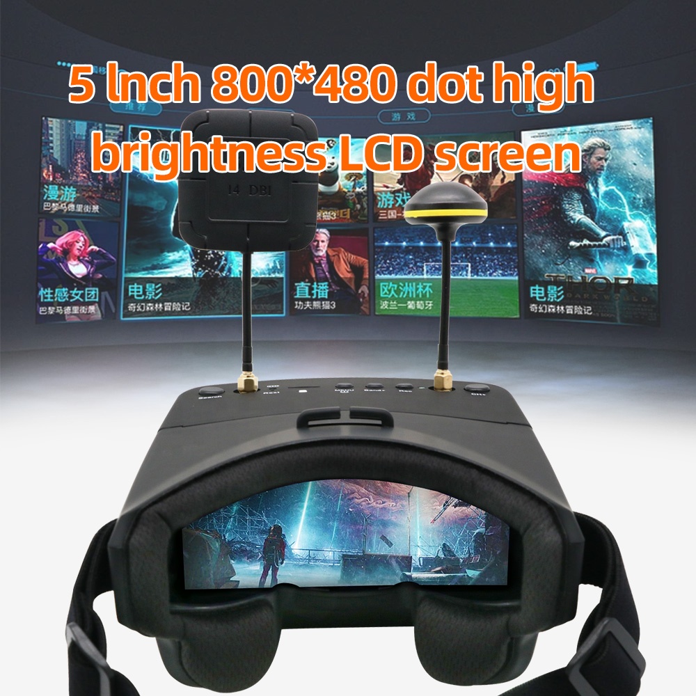 Gafas FPV EV800D 5.8G 40CH de  - Fpv Goggles reseña y precio