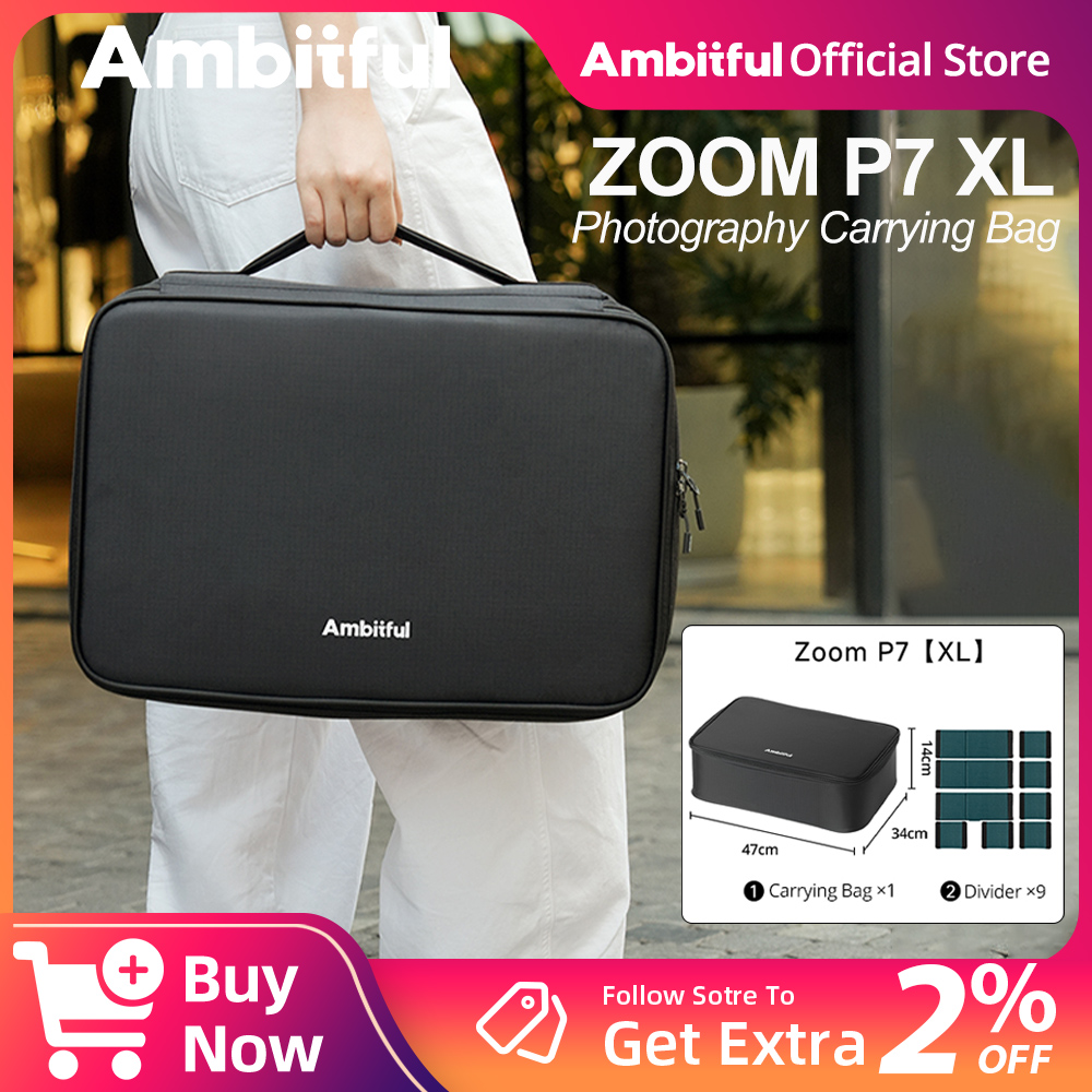 Ambitful ZOOM P7II XL bolsa de - Dji Drone reseña y precio