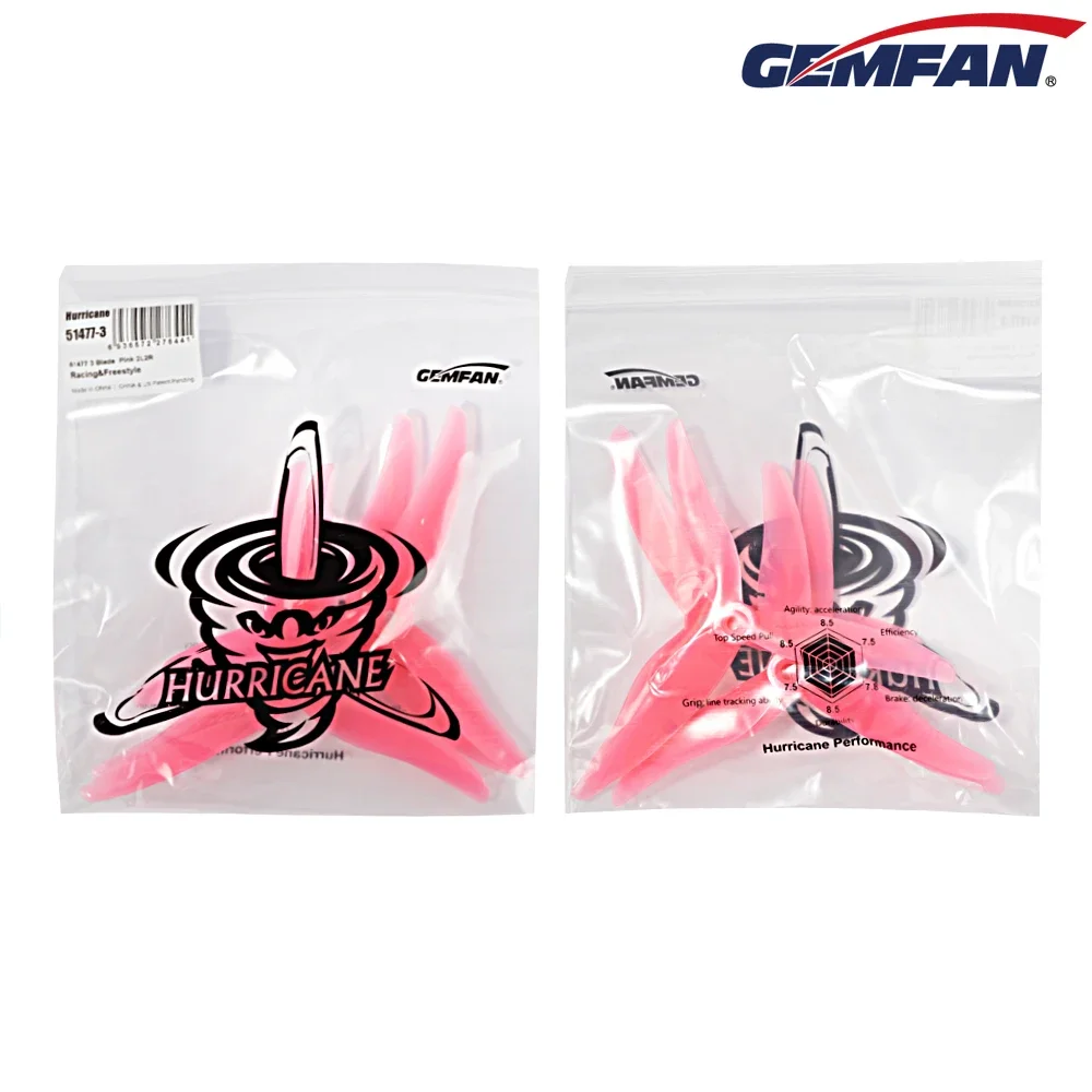 10 pares (10CW + 10CCW) Gemfan - 5 Inch Propeller reseña y precio