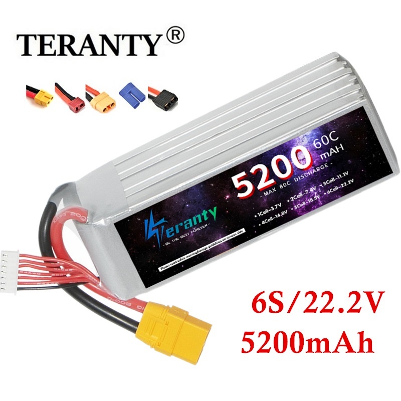 TERANTY-batería Lipo 6S de 520 - Lipo Battery 6S reseña y precio