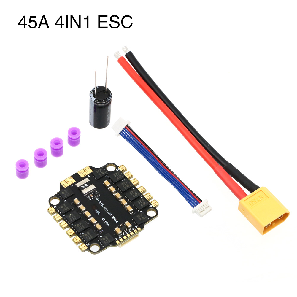 UAngel 4 en 1 45A 60A ESC BLHE - Lipo Battery 6S reseña y precio
