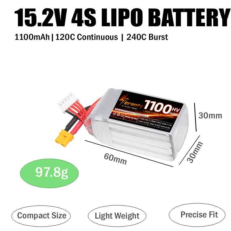 Batería LiPo HV Teranty 2S 3S  - Lipo Battery 6S reseña y precio