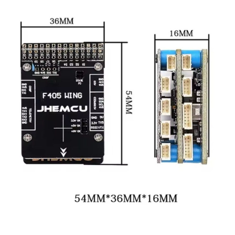 Controlador de Vuelo JHEMCU F4 - F405 Flight Controller reseña y precio