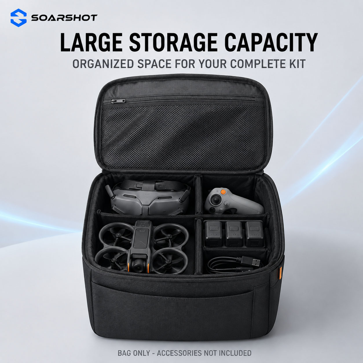 Estuche de Transporte SOARSHOT - Drone Goggles Dji reseña y precio